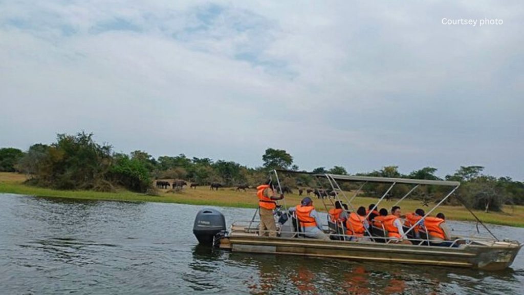 Sunset Boat Safari on Lake Ihema